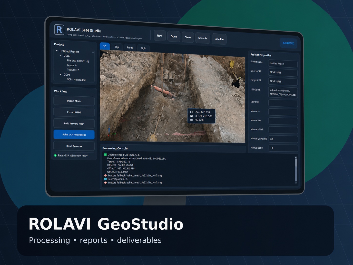 ROLAVI GEOStudio software image